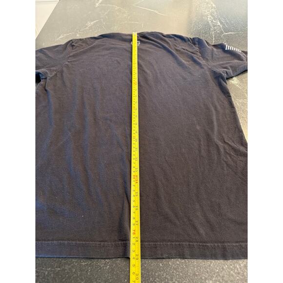 Shield Republic 2nd that black short sleeved tee Large 100% Cotton - Picture 8 of 8